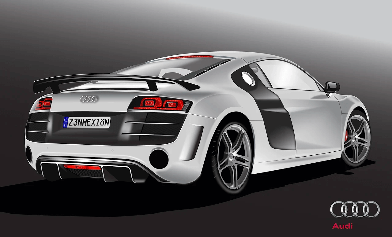 Audi R8 design