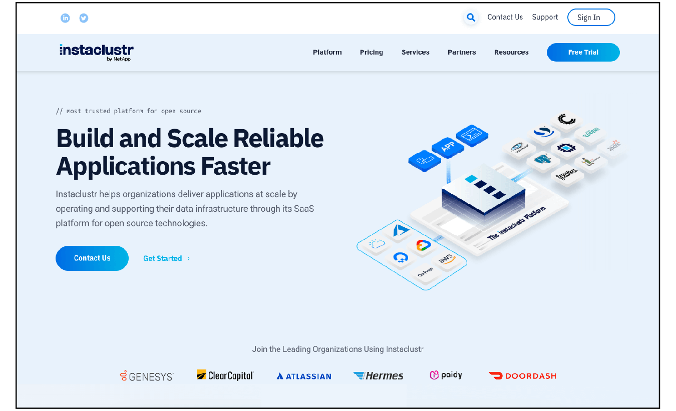 instaclustr.com old theme