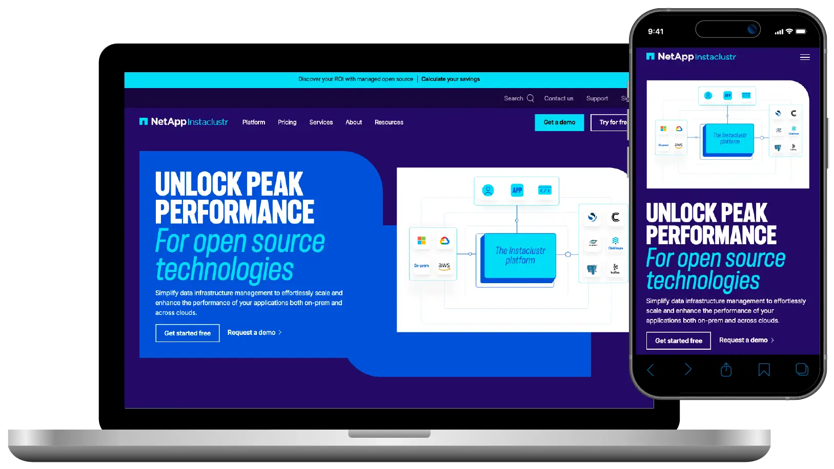 Instaclustr.com overview screens