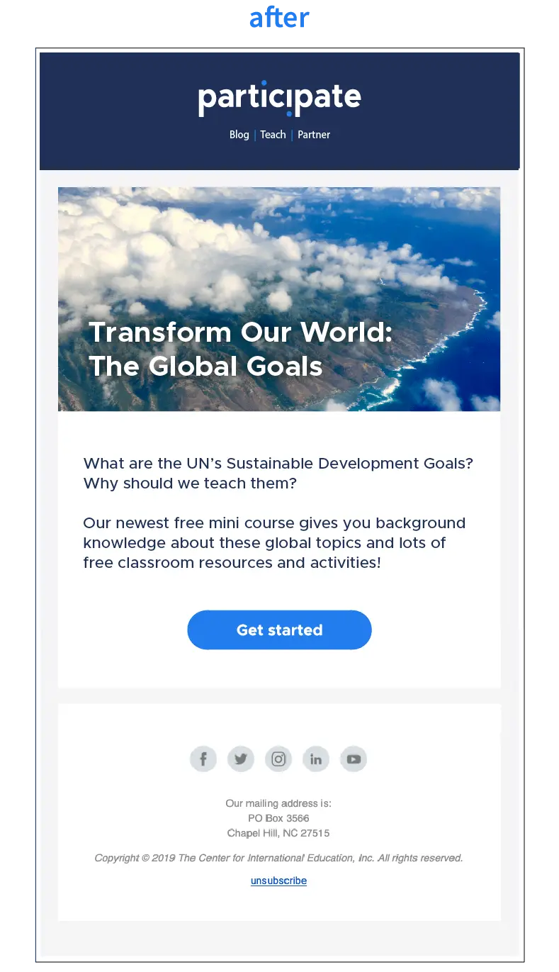 new email newsletter design