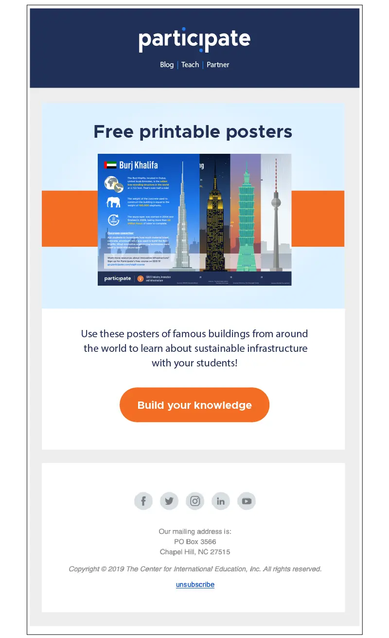 new email newsletter design poster download