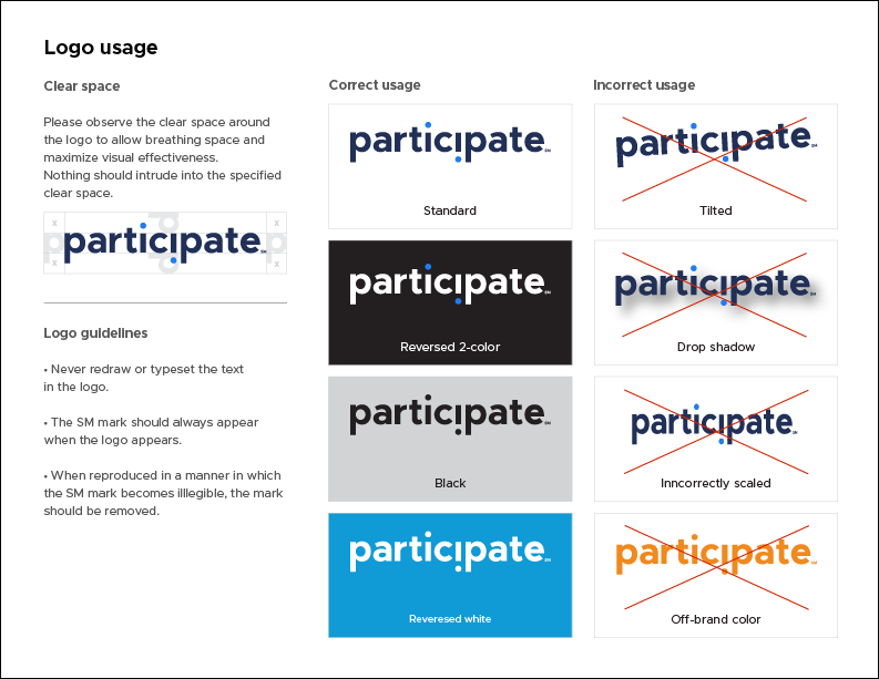 Participate logo usage