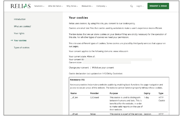 relias cookie management